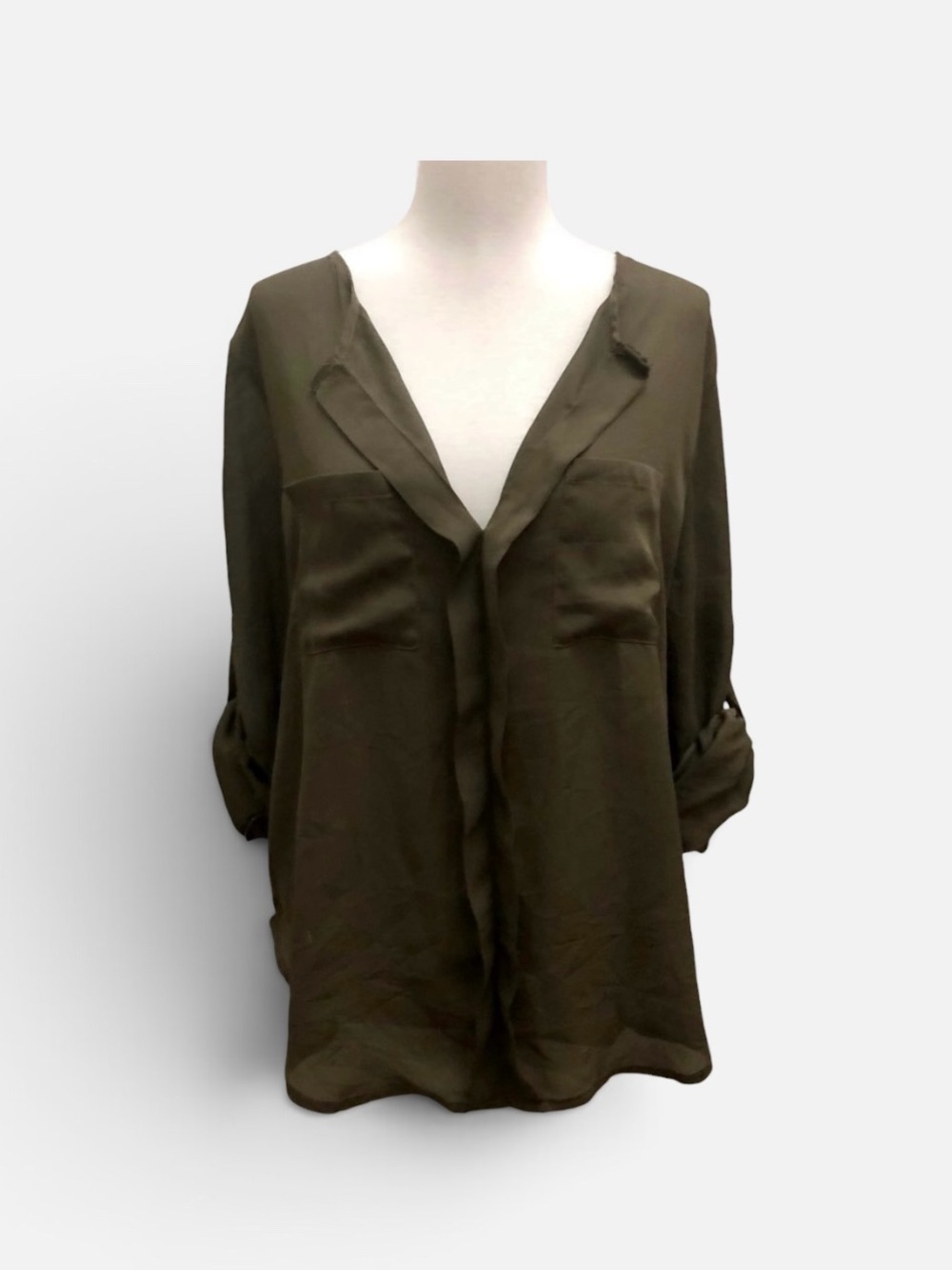 [MY BELOVED] Olive Blouse